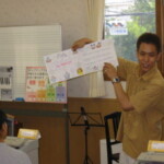 体験教室が行われていました。
みんなドキドキです。